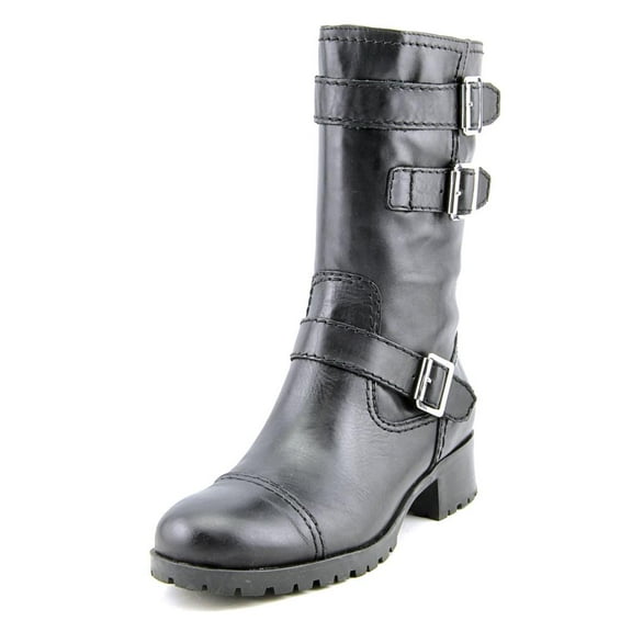Marc Fisher Arianna   Round Toe Leather  Mid Calf Boot