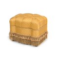 thumbnail image 2 of Tabouret de Coiffeuse Traditionnel à Franges Or, 2 of 12
