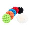 thumbnail image 1 of Kit de 7 tampons de polissage en éponge de 5 pouces pour polisseuse de voiture, kit d'adaptateur de perceuse M14, 1 of 1