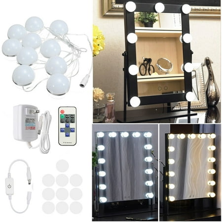 10 Bulbs 20W Hollywood Super Star Makeup Mirror Vanity LED Light Bulbs Kit for