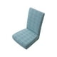 thumbnail image 2 of Funda elástica para silla de comedor, semicircular, para el hogar, con respaldo y cojín universal., 2 of 5