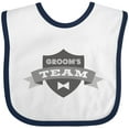 thumbnail image 3 of Inktastic Banner Groom's Team Boys or Girls Baby Bib, 3 of 4