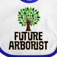 thumbnail image 4 of Inktastic Future Arborist Tree Cultivator Boys or Girls Baby Bib, 4 of 4