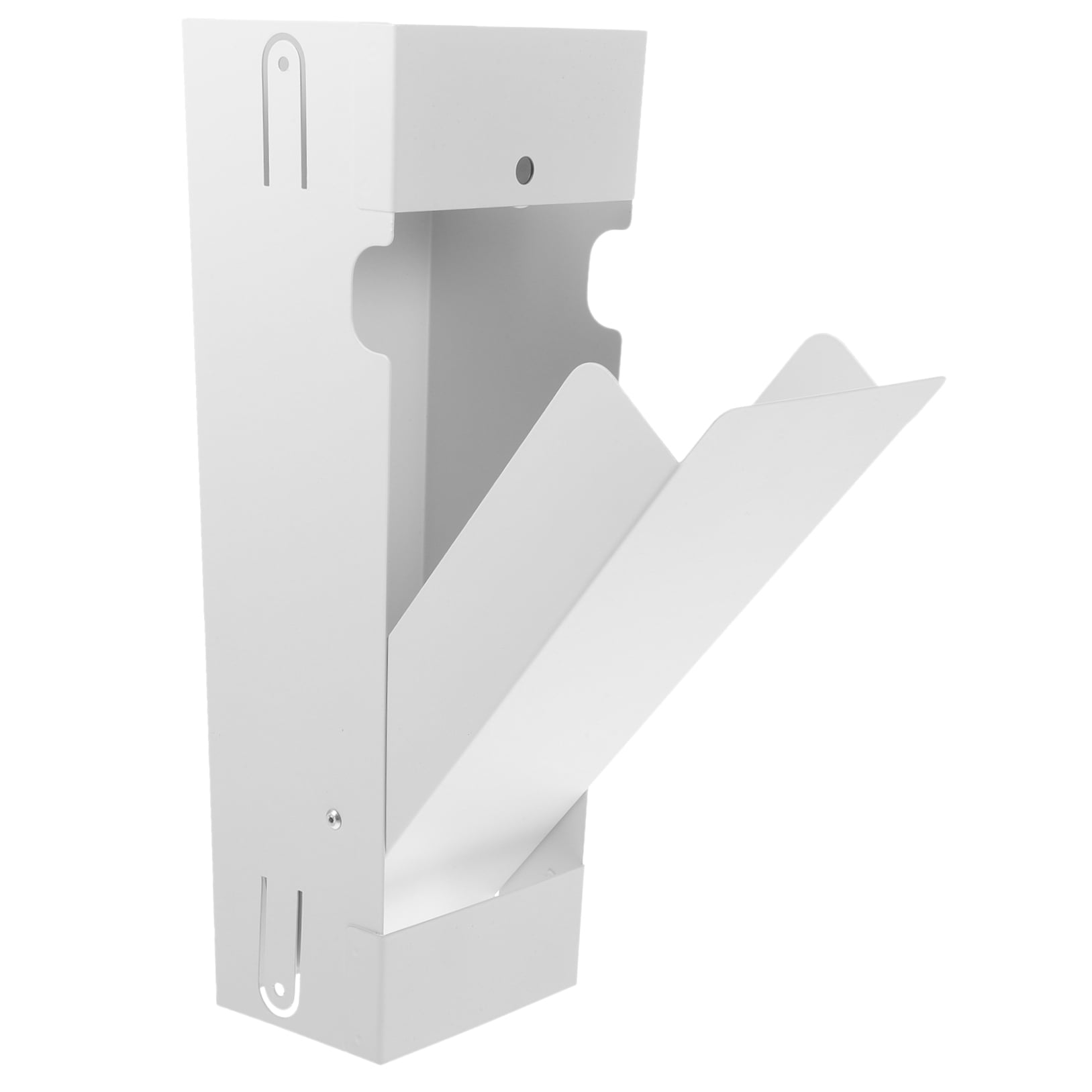 PBPBOX Durable Foldable Metal Rain Barrel Diverter White for Rainwater Collection and Reuse