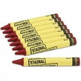 thumbnail image 2 of Crayola Staonal General Marking Crayon, Red, Pack Of 8, 2 of 2