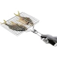 thumbnail image 7 of Shallow Grill Basket Fish Grill Basket, Fish Grilling Basket BBQ Fish Grill Baskets for Outdoor Grill,Grill Basket with Removable Handle. Perfect for Grilling Fish Fillets, 7 of 7