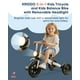 thumbnail image 3 of Bicicleta y triciclo de equilibrio KRIDDO 2 en 1 para 2 a 5 años, color blanco, 3 of 6