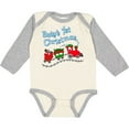 thumbnail image 3 of Inktastic Baby's 1st Christmas Train with Presents and Tree Boys or Girls Long Sleeve Baby Bodysuit, 3 of 5