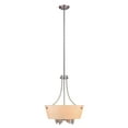 thumbnail image 4 of Nine Light 2-Tier Chandelier In Transitional Style 31.5 Inches Wide By 34 Inches High-Brushed Polished Nickel Finish-Alabaster Glass Color, 4 of 5