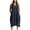 Solid, variant on Nuoqisi Women's Summer Fashion Linen Casual Round Neck Solid Sleeveless Dress - Breathable Warm Weather Dress for Daytime Outings, Casual Events and Easy Seasonal Style