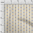 thumbnail image 1 of oneOone Tissu Jersey Viscose Rayé & Imprimé Ikat Géométrique BTY 60 Pouces de Large, 1 of 1