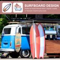 thumbnail image 5 of Surfboard Wooden Sign Beach Them Pendant Charming Decor Vintage Wall Outdoor Vacation Indoor Plaque, 5 of 6
