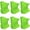 6Pack-Neon Green, variant on 6 Pack Neck Gaiter Mask for Men Women UV Sun Protection Windproof Gator Bandana Face Cover Scarf Cycling Fishing Hiking