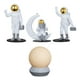 thumbnail image 4 of Estatuil decorativa de , modelo de escultura Spaceman, estatua coleccionable para hotel, decoración de pasteles, comedor, estanterías, Amarillo Baoblaze Estatuilla de estatua de astronauta, 4 of 7