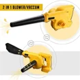 thumbnail image 3 of Cordless Leaf Blower Vacuum Cleaner Electric Dust Computer Collector For Dewalt, 3 of 7
