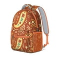 thumbnail image 2 of Colorful Vibrant Paisley Design Backpack - Waterproof & Durable Bookbag with Organized Storage, 2 of 6