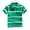 Green, variant on Boys Striped Polo Shirt Short-Sleeve Turn-Down Collar Uniform Top for Back-to-School Blue Size 5T