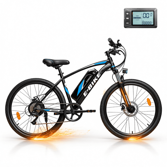 Setohet 26" Electric Bike for Adults , Powerful 500W E Bike with 36V Removable Battery: 7-Speed Commuter Bike ,UL2849