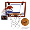 thumbnail image 3 of Pop-A-Shot Super Slam Over The Door Mini Basketball Hoop for Adults | 2 Included Basketballs and Pump | Built for Dunks | Breakaway Rim | Shatter Res, 3 of 9