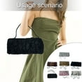 thumbnail image 2 of Faux Furs Hand Muff Adult Teens Warm Plush Hand Muffs Cuff Warmers with Lanyard, 2 of 9