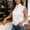 White, variant on Fznquz Women's Tank Tops Dressy Summer Casual Blouse V Neck Purple Plain Sleeveless Tank