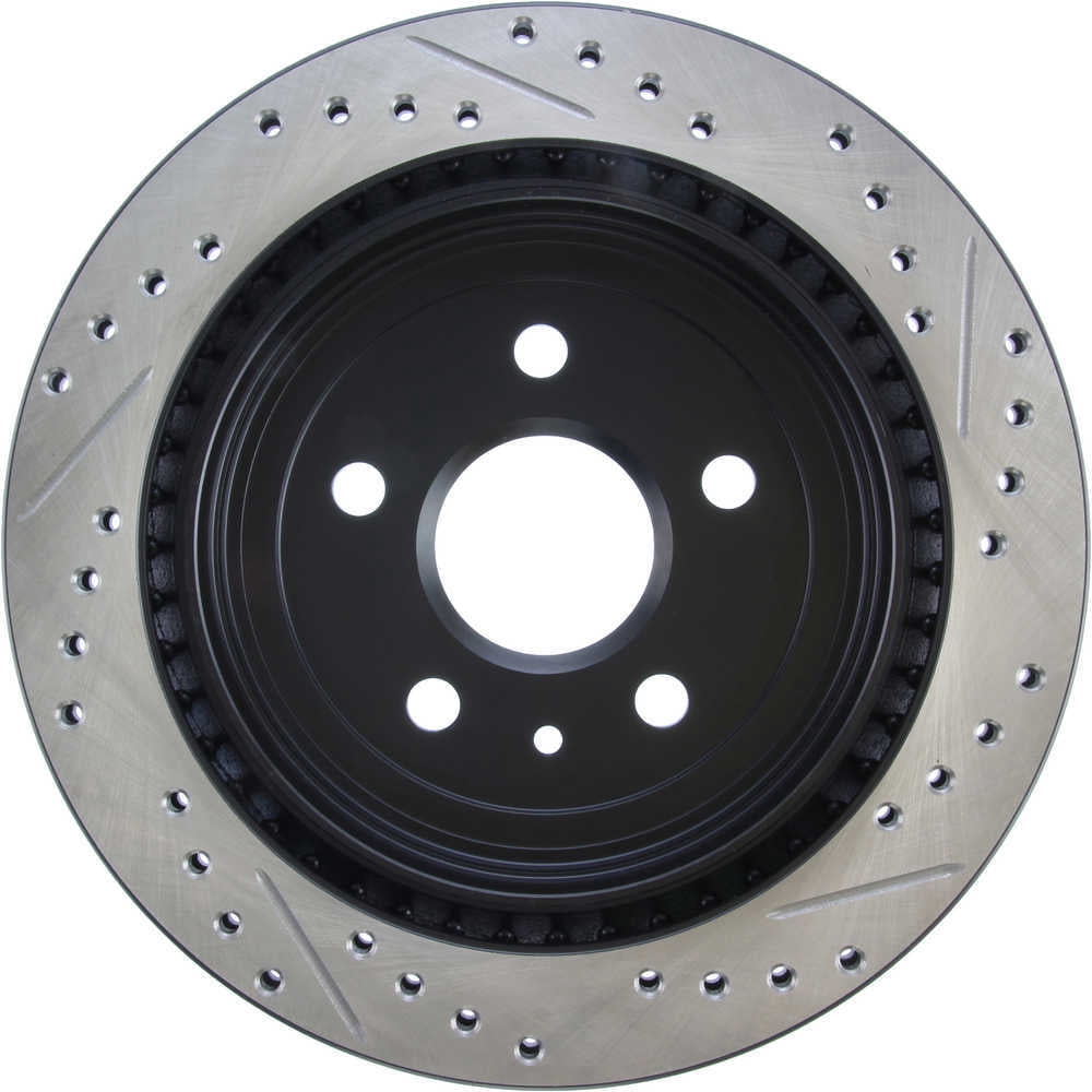 StopTech Slotted & Drilled Sport Brake Rotor Fits select: 2013-2015 CHEVROLET CAMARO, 2008 CADILLAC CTS
