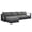 Brown, variant on Modway Tahoe Outdoor Patio Powder-Coated Aluminum 3-Piece Left-Facing Chaise Sectional Sofa Set in Gray Charcoal