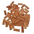 thumbnail image 3 of 100 piezas de suelo para casa de muñecas en miniatura, 4 x 1,5 cm, diseño antiguo liso. Color B, 3 of 9