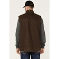 thumbnail image 4 of Hawx Work Gear Men's Weathered Sherpa Lined Work Vest Dark Brown XX-  US, 4 of 4