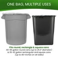 thumbnail image 3 of Betta 55-60 Gallon Clear High-Density Trash Bags, 150 Count Box, (38x60-inch) Commercial Medium-Duty Garbage Can Liners, 3 of 7