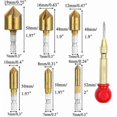 thumbnail image 3 of 26pcs woodworking drilling tools, including 6 countersink drill bits, 7 tri-point drill bits with L-key, 8 cork drill bits, 3 of 4