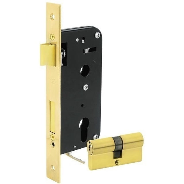 Mecanismo Embutir Llave Std Latón Brillante LMG45ELB Lock