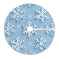 thumbnail image 6 of Yayeee Christmas Tree Skirt 35 inches for Xmas Tree Holiday Party Decoration, Blue Snowflake, 6 of 6