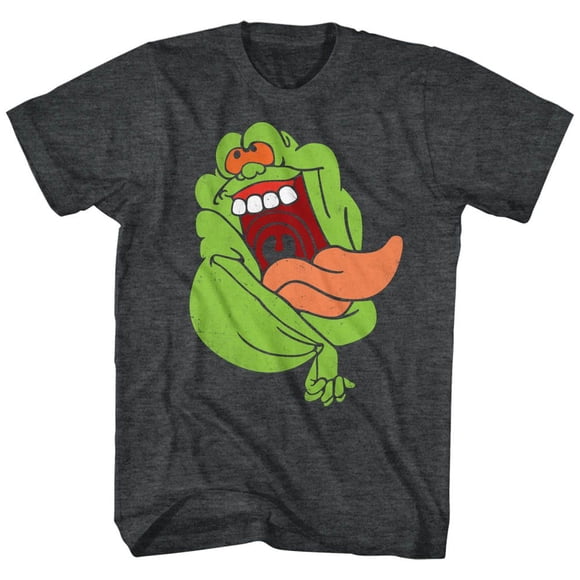 Real Ghostbusters Slimer Black T-Shirt