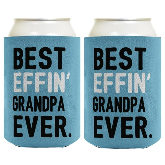 Best Grandpa Gifts Best Effin' Grandpa Ever 2-Pack Can Drink Thermocoolers