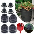 FaLX Rain Barrel Bulkhead Fitting Kit 1 Set with Plugs LeakProof