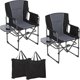 thumbnail image 1 of Qinaqin E x tra Grande Ligero Aluminum cm de Profundidadirector's Camping Chairs Plegable (2 Piece Set), 1 of 6