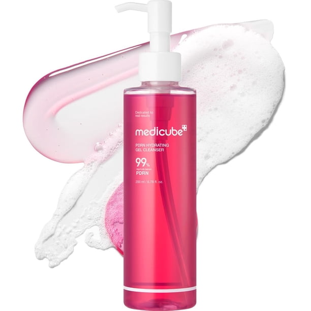 Medicube PDRN Jelly to Foam Cleanser | Lavado facial diario hidratante de bajo pH para todo tipo de piel | Con PDRN, colágeno y LHA | Cuidado suave de los poros y piel radiante