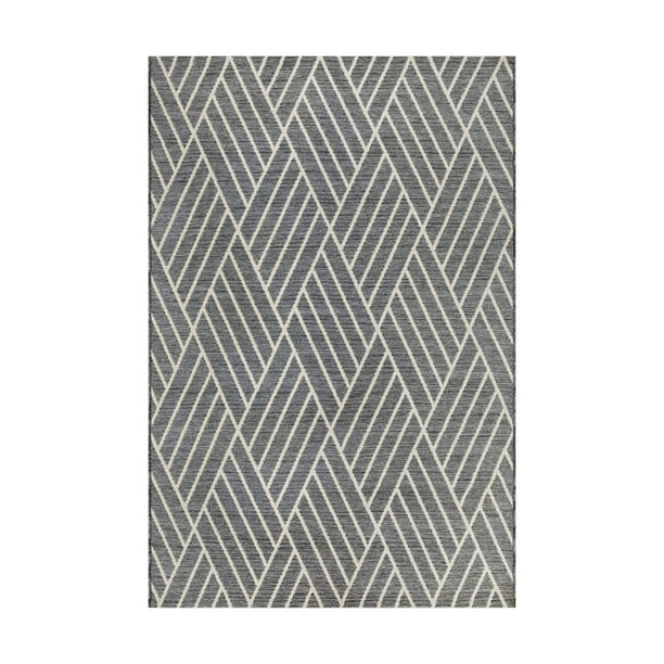 Better Homes & Gardens, Diamond Outdoor Rug 7"x 10" Charcoal