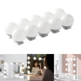 thumbnail image 1 of Luces de espejo de maquillaje LED, regulable moderno para espejo de maquillaje de dormitorio 10 piezas shamjiam Luces de tocador, 1 of 9
