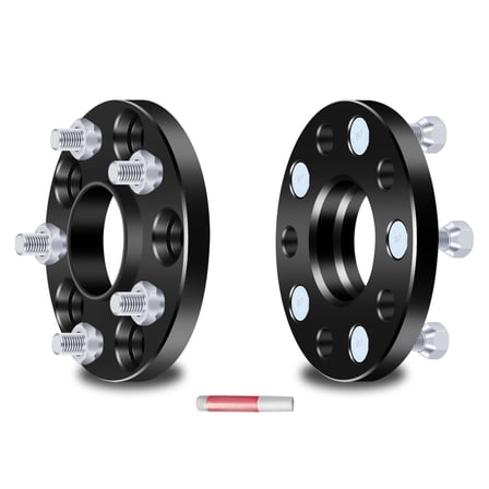 ECCPP 5x4.5 to 5x4.5 Hubcentric Wheel Spacers 15mm Thick 5 lug Fit 1998-2021 for Honda for Accord 2007-2021 for Acura for RDX with Studs 12x1.5 Centric Bore 64.1mm-2PCS