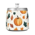thumbnail image 7 of Yayeee Ashtray with Lid for Cigarette Smokeless Stainless Steel Home Ash Holder, Pumpkins Pattern, 7 of 7