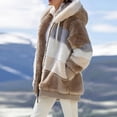 thumbnail image 1 of Chaqueta de gran tamaño para mujer, abrigo cálido de felpa con bolsillo y capucha, ropa de calle holgada con cremallera de Cachemira, otoño e invierno, 2024, 1 of 2