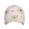 thumbnail image 2 of Fotbe Avocado Doing Sport Yoga Baseball Cap, Avocado Doing Sport Yoga Print Dad Hat,Outdoor Hat,Adjustable Sports Cap, Perfect For Activities, 2 of 9