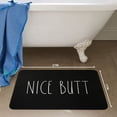 thumbnail image 3 of Xsinufn Diatomaceous Earth Bath Mat,Black Fun Bath Rugs for Bathroom Non-Slip and Washable for Shower,Soft Absorbent Quick Dry Diatomaceous Earth Bath Mats Inside Entryway Door Mat 17"x27", 3 of 6