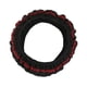 thumbnail image 1 of Cubierta De Volante De Coche Transpirable Negro + Rojo 38cm Antideslizante Universal, 1 of 8