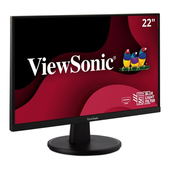 ViewSonic VS2247-MH 22 Inch 1080p Monitor with 75Hz, FreeSync, Thin Bezels, Eye Care, HDMI, VGA Inputs for Home and Office