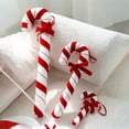 thumbnail image 4 of Bastones de caramelo grandes de Navidad, piruletas para árbol de Navidad, adornos decorativos blancos y rojos para decoración de fiestas en el hogar, regalo de Navidad, 4 of 5