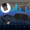 thumbnail image 3 of USB Mini Speaker Computer Speaker Powered Stereo Multimedia Speaker With Double Horns For Notebook Laptop PC,Plug And Play Black, 3 of 8