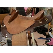 Half Breed Leather Western Saddle – Premium Trail & Ranch Riding Saddle – Comfortable & Durable